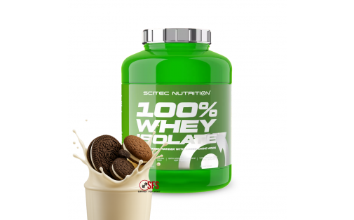 Scitec Whey Isolate – Cookies & Cream, 1816 г Scitec Nutrition 100% Whey Isolate 1816 g – порошковий протеїн з