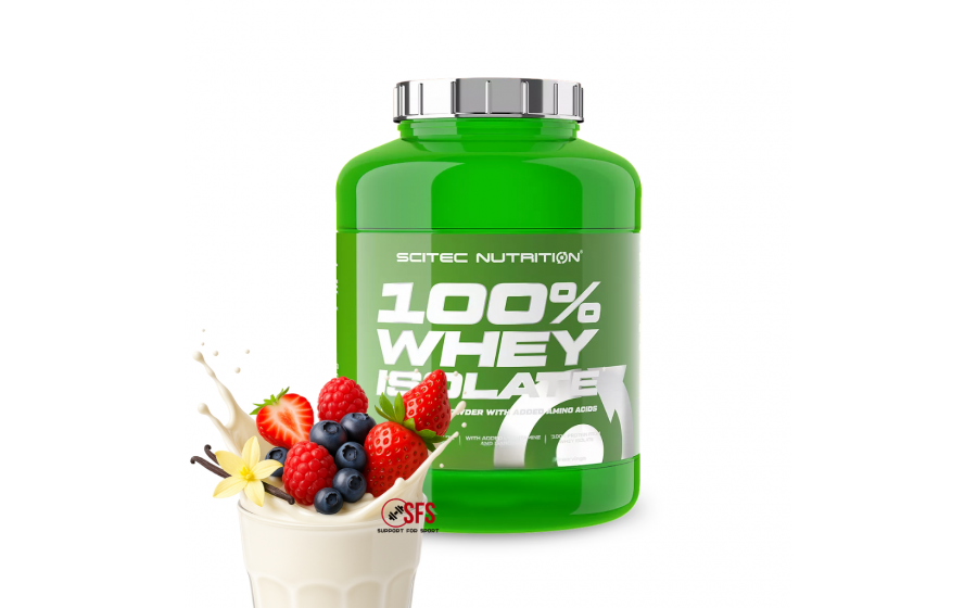 Scitec Nutrition 100% Whey Isolate – Vanilla Very Berry, 1816 г Scitec Nutrition 100% Whey Isolate 1816 g