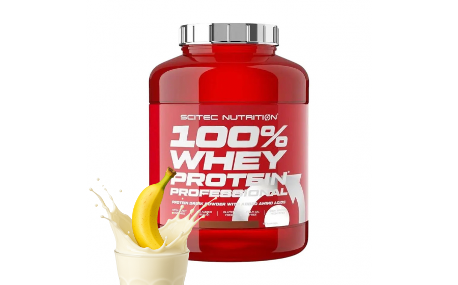 Scitec Nutrition 100% Whey Protein Professional  (2,3 kg, banana)