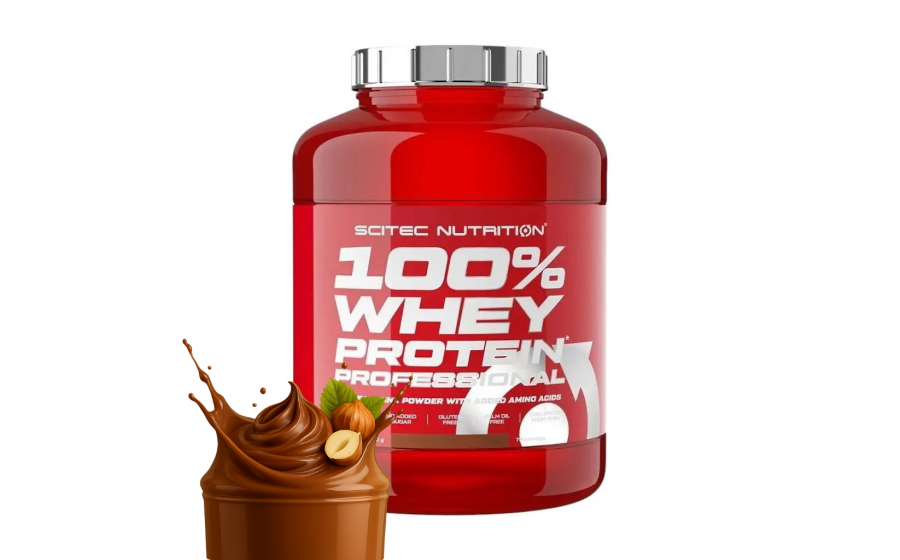 Scitec Nutrition 100% Whey Protein Professional (2,3 kg, chocolate hazelnut)