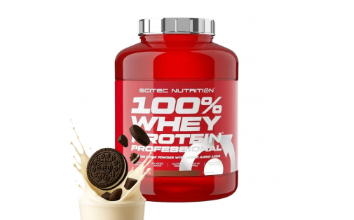 Scitec Nutrition 100% Whey Protein Professional (2,3 kg, double stuffed black cookies)