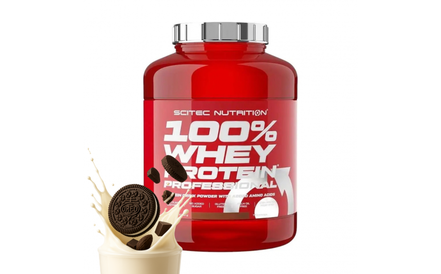 Scitec Nutrition 100% Whey Protein Professional (2,3 kg, double stuffed black cookies)