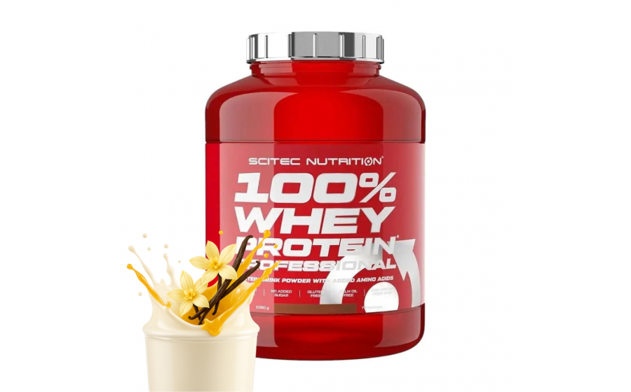 Scitec Nutrition 100% Whey Protein Professional (2,3 kg, honey vanilla)