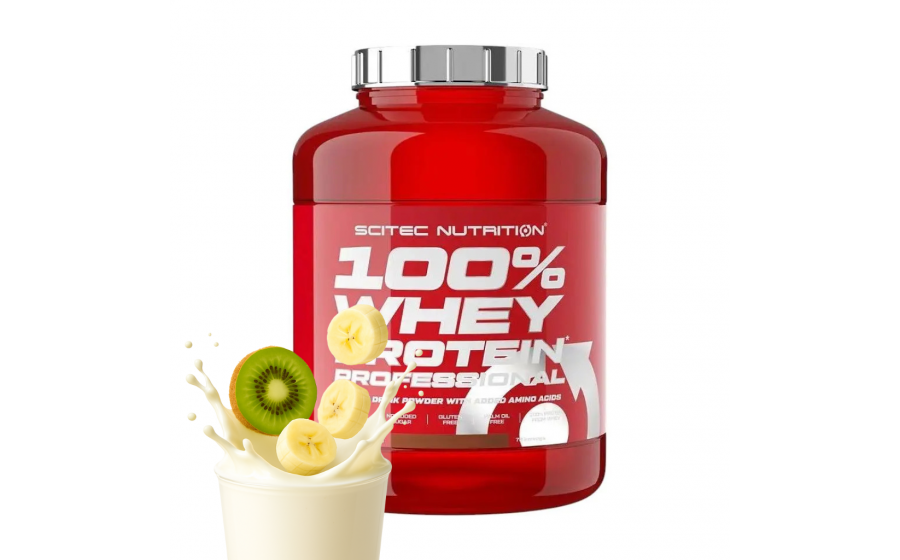 Scitec Nutrition 100% Whey Protein Professional  (2,3 kg, kiwi banana)