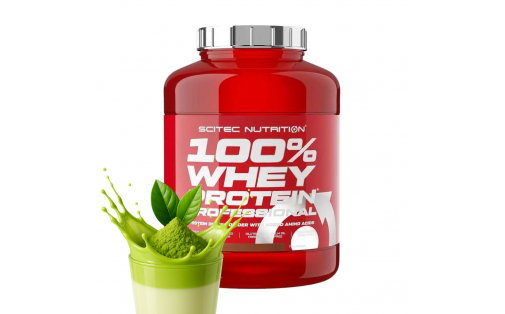 Scitec Nutrition 100% Whey Protein Professional  (2,3 kg, matcha tea)