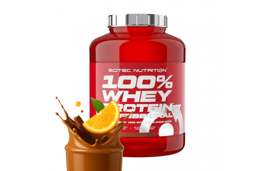Scitec Nutrition 100% Whey Protein Professional (2,3 kg, orange chocolate)