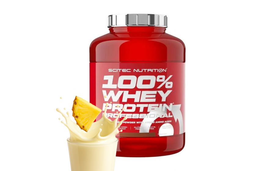 Scitec Nutrition 100% Whey Protein Professional (2,3 kg, pineapple cream)