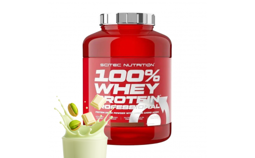 Scitec Nutrition 100% Whey Protein Professional  (2,3 kg, pistachio white chocolate)