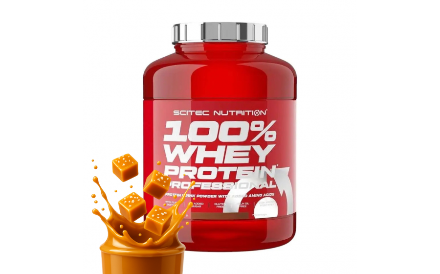 Scitec Nutrition 100% Whey Protein Professional (2,3 kg, salted caramel)