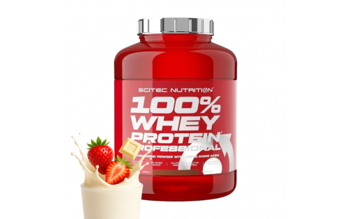 Scitec Nutrition 100% Whey Protein Professional (2,3 kg, strawberry white chocolate)