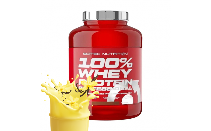 Scitec Nutrition 100% Whey Protein Professional  (2,3 kg, vanilla)