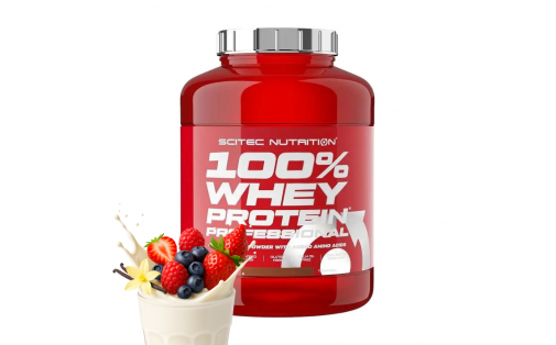 Scitec Nutrition 100% Whey Protein Professional   (2,3 kg, vanilla very berry)