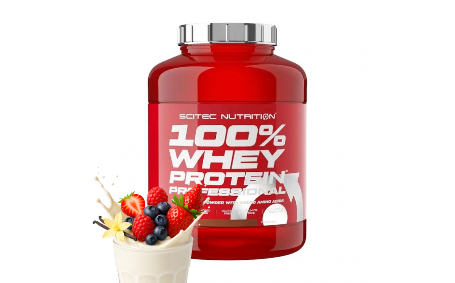 Scitec Nutrition 100% Whey Protein Professional   (2,3 kg, vanilla very berry)