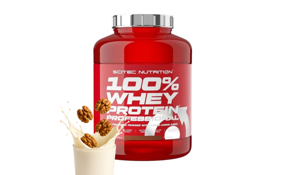 Scitec Nutrition 100% Whey Protein Professional (2,3 kg, walnut)
