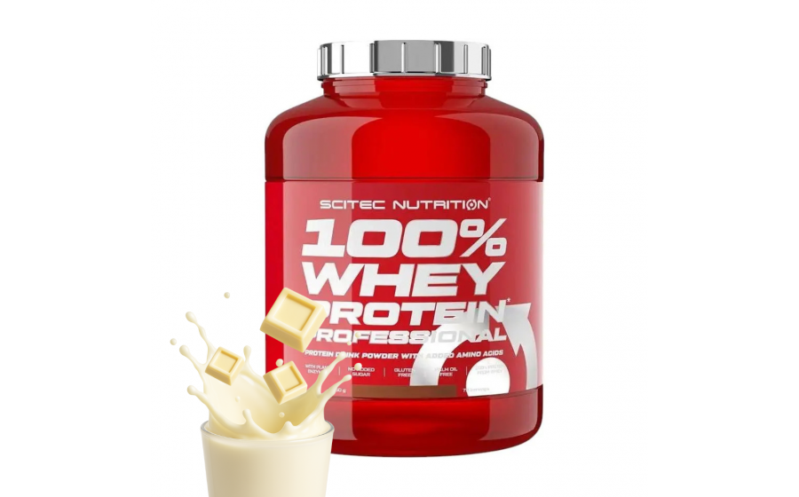 Scitec Nutrition 100% Whey Protein Professional  (2,3 kg, white chocolate)