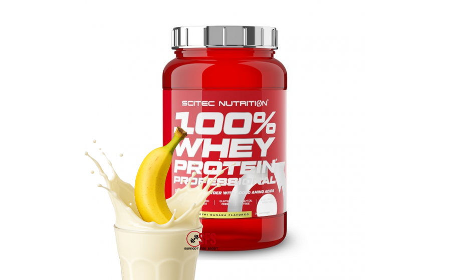Scitec Nutrition 100% Whey Protein Professional (920 g, banana)