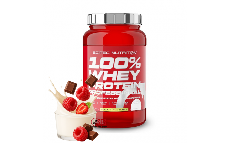 Scitec Nutrition 100% Whey Protein Professional (920 g, chocolate raspberry)