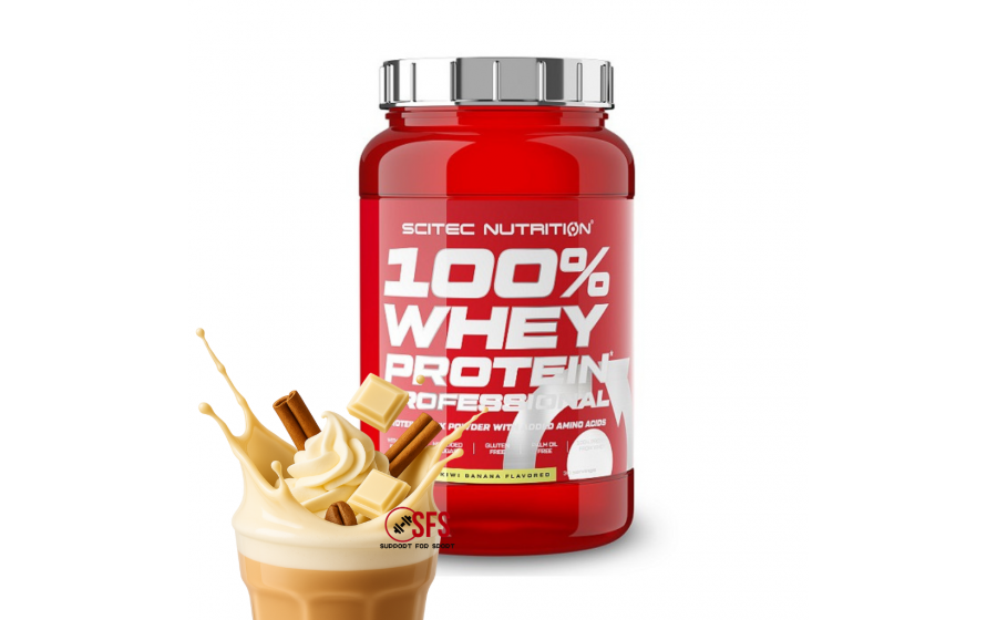 Scitec Nutrition 100% Whey Protein Professional (920 g, cinnamon white chocolate mocha)