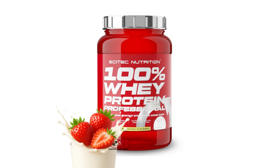Scitec Nutrition 100% Whey Protein Professional (920 g, strawberry)