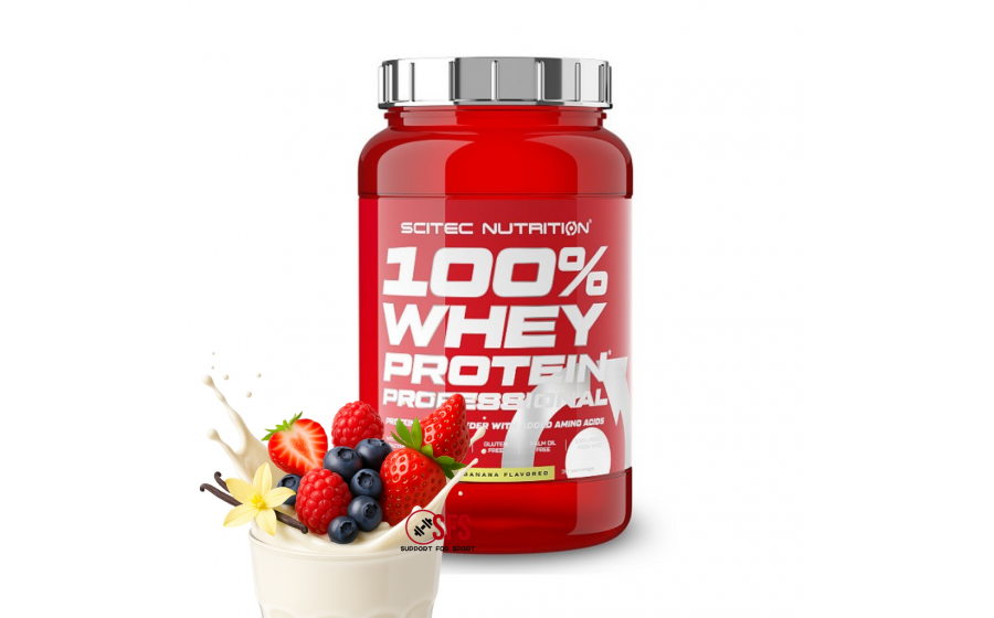 Scitec Nutrition 100% Whey Protein Professional (920 g, vanilla very berry)