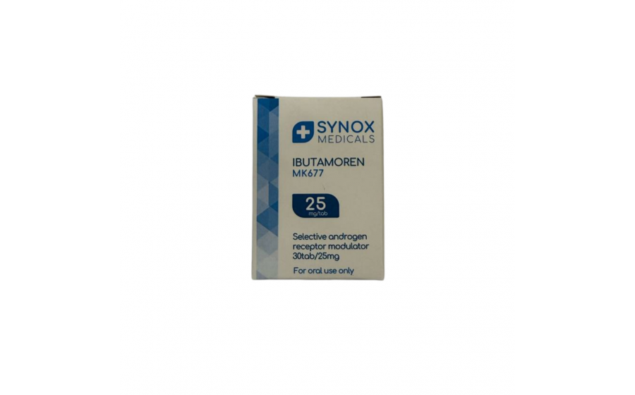 Synox Medicals Ibutamoren MK‑677 – 30 капсул, 25 мг Synox Medicals Ibutamoren MK‑677 30 капсул