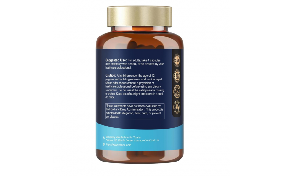 Liposomal Glucosamine Chondroitin — відновлення та захист суглоб Totaria Liposomal Glucosamine Chondroitin 3000 мг — капсули для