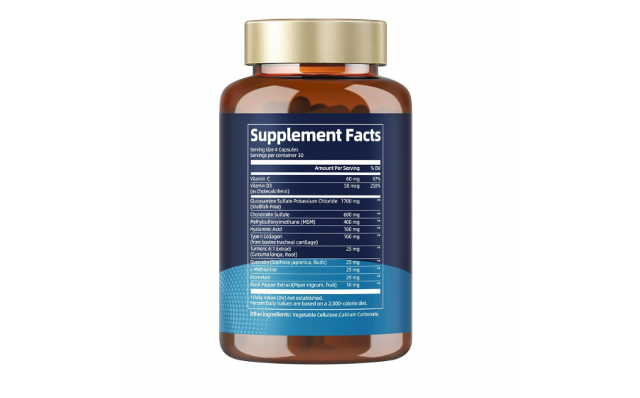 Liposomal Glucosamine Chondroitin — відновлення та захист суглоб Totaria Liposomal Glucosamine Chondroitin 3000 мг — капсули для