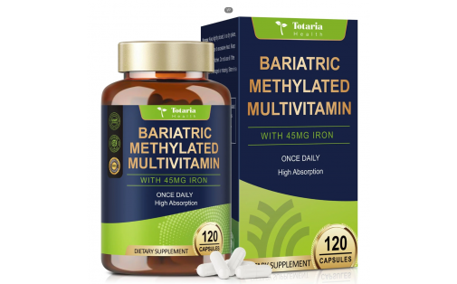 Totaria Health Bariatric Methylated Multivitamin with 45 mg Iron 120 caps