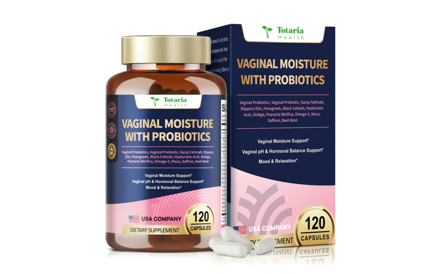 Totaria Vaginal Moisture Plus 120 капсул — підтримка мікрофлори Totaria Vaginal Moisture Plus — капсули для інтимної гармонії і