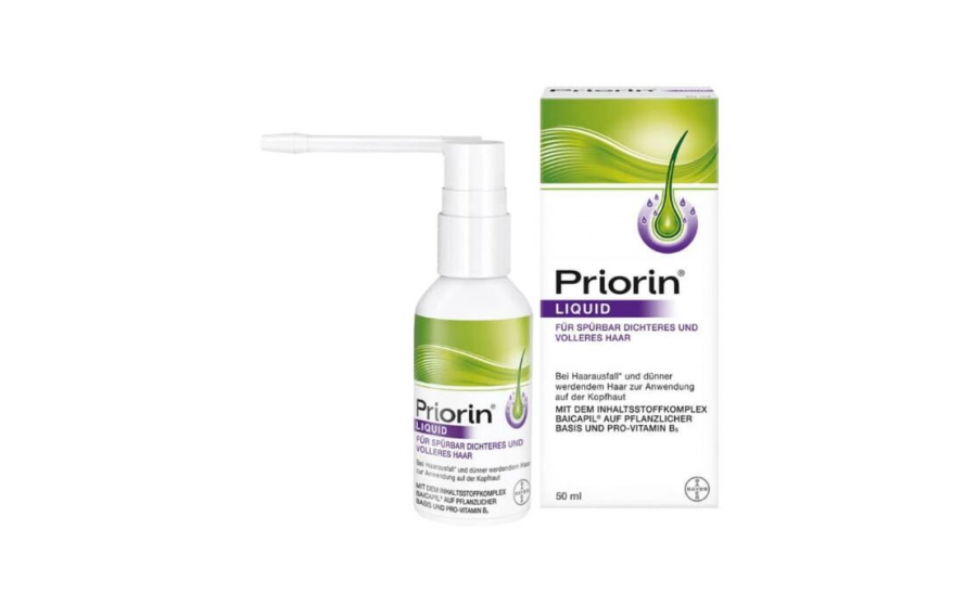 Bayer Priorin Liquid – зміцнююча сироватка для волосся 50 мл з B Bayer Priorin Liquid 50 мл сироватка для волосся