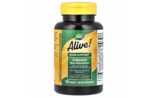 Nature’s Way Calcium Max Absorption – 120 таблеток з D3 і K2