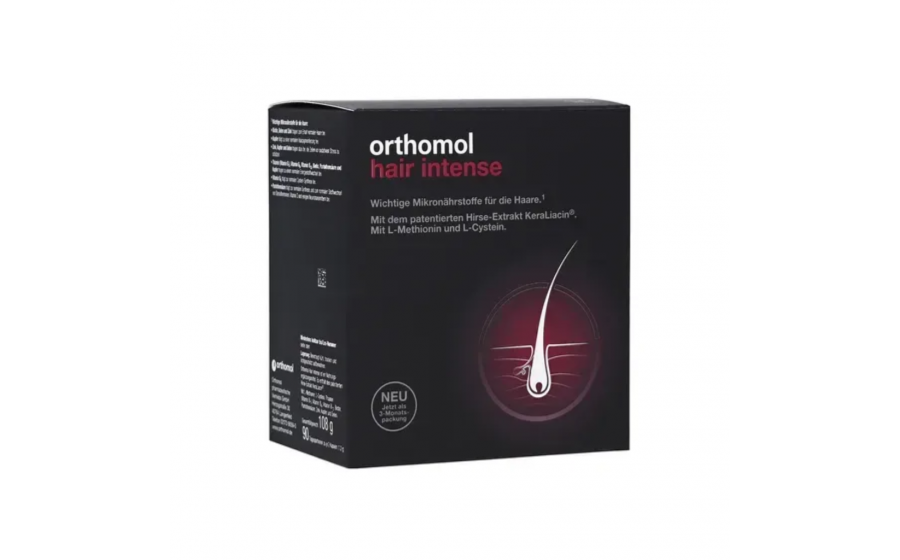 Orthomol Hair Intense – 180 капсул для зміцнення та росту волосс Orthomol Hair Intense 180 капсул — комплекс для волосся купить