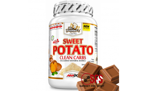 AMIX Mr.Poppers Sweet Potato Clean Carbs 1000 g Chocolate