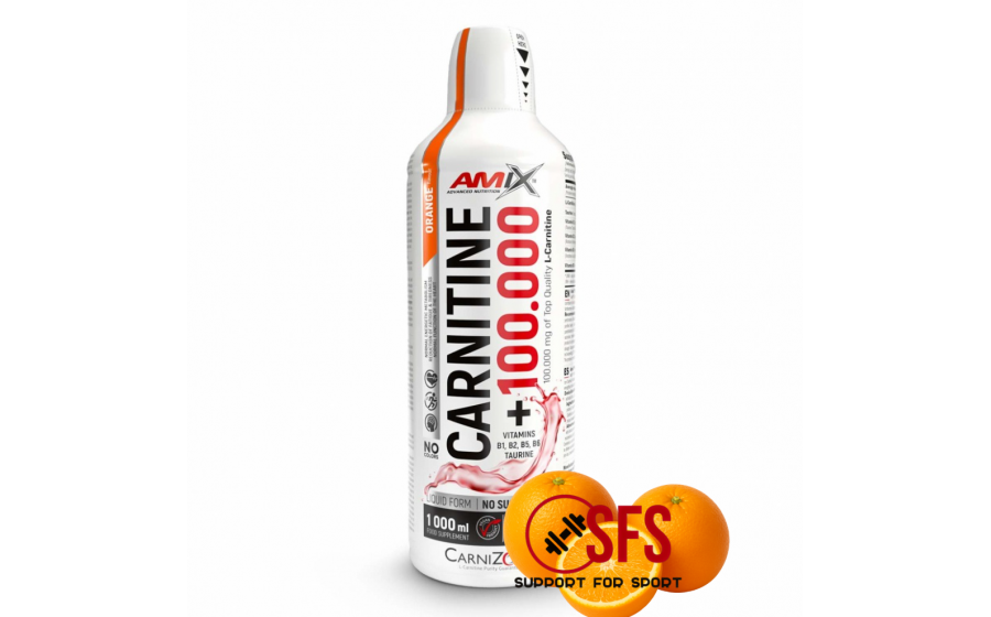 Amix Carnitine 100.000 mg CarniZone 1000 ml Orange Amix Carnitine 100.000 mg CarniZone 1000 ml Orange