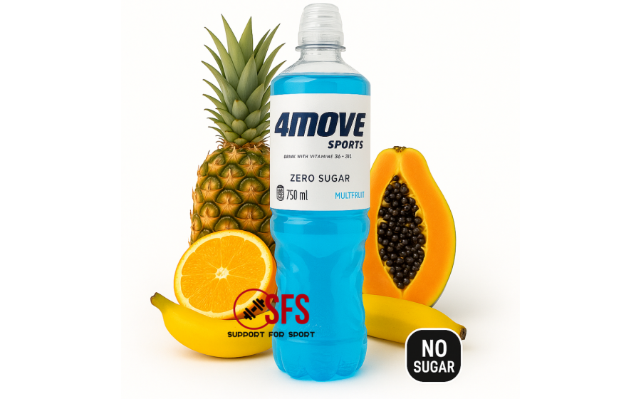 4MOVE Isotonic Sport Drink Multifruit Zero Pet 0,75L