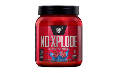 N.O.-XPLODE Pre-Workout Igniter New Formula! 30 serv. (555 g, blue raz)