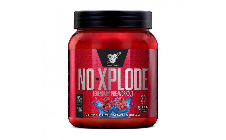 N.O.-XPLODE Pre-Workout Igniter New Formula! 30 serv. (555 g, blue raz)