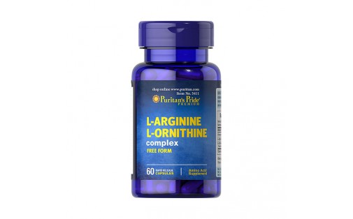 L-Arginine L-Ornithine complex (60 caps)