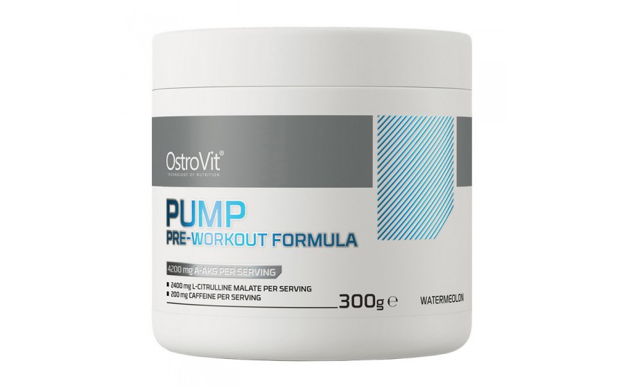 PUMP Pre-Workout Formula (300 g, lemon)