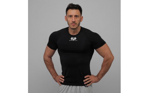 Компрессионная футболка Sportfaza Premium BLK (XXXL size)