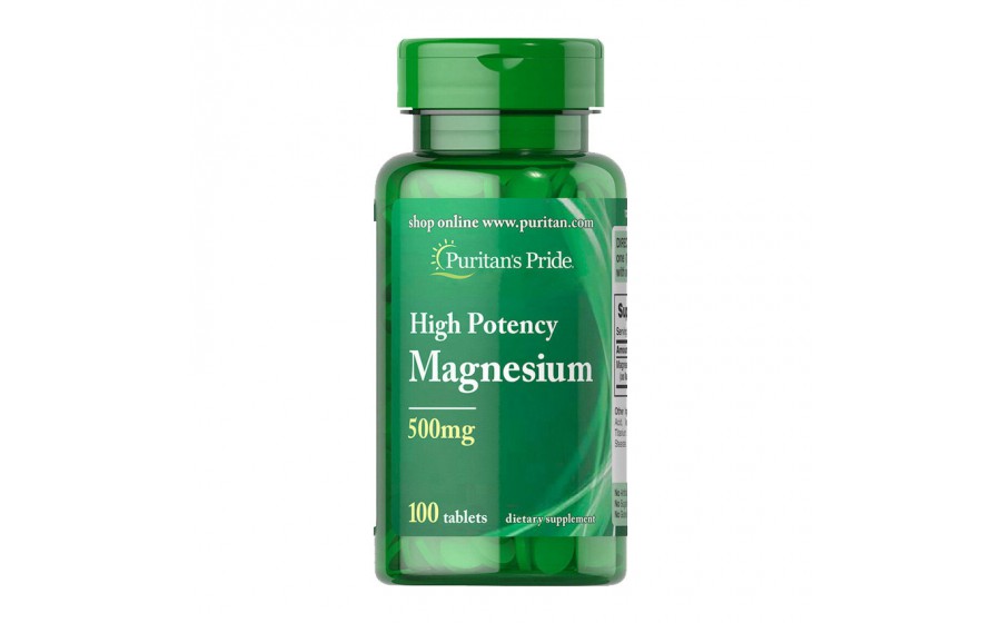 Magnesium 500 mg High Potency (100 tablets)