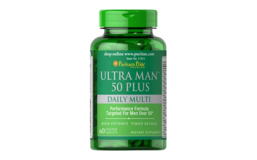 Ultra Man 50 Plus Daily Multi time release (60 caplets)