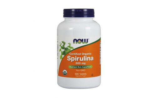 Spirulina 500 mg organic (500 tabs)