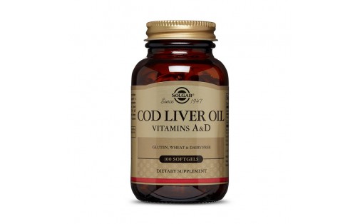 COD Liver Oil Vitamins A & D (100 softgels)