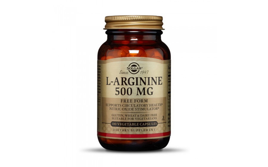 L-Arginine 500 mg (100 veg caps)