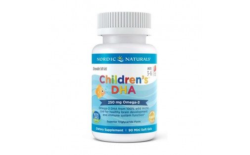 Children`s DHA (90 mini soft gels, srtawberry)