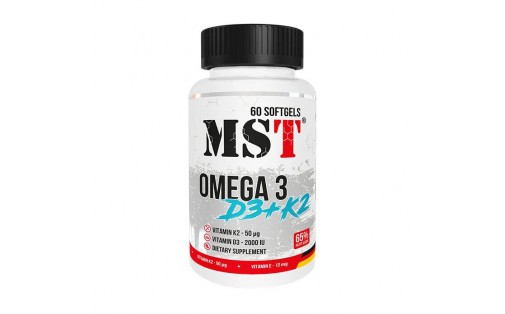 Omega 3 D3+K2 (60 softgels)