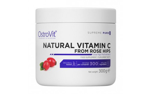 Natural Vitamin C From Rose Hips (300 g, pure)