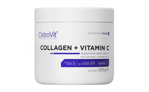 Collagen + Vitamin C (200 g, pure)