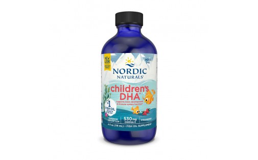 Children's DHA 530 mg Omega-3 (473 ml, natural strawberry)